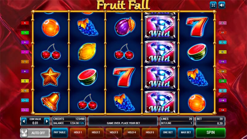 Играть онлайн бесплатно в автомат Fruit Fall